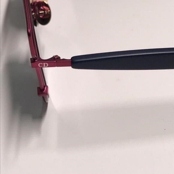 New Authentic DIOR Technologic TTVH 57mm Unisex Sunglasses – Matte Red & Blue - Picture 13 of 15